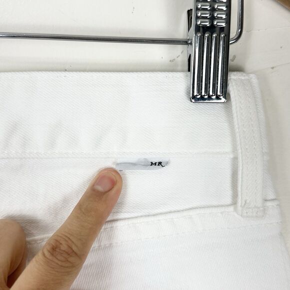 Mother Mens MR Tooth and Nail The Highball Jeans Straight Leg White Size 29X31 - Picture 7 of 13